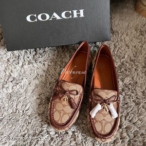 Brand New in box COACH MOIRA SIG JACQ LOAFER size:US7